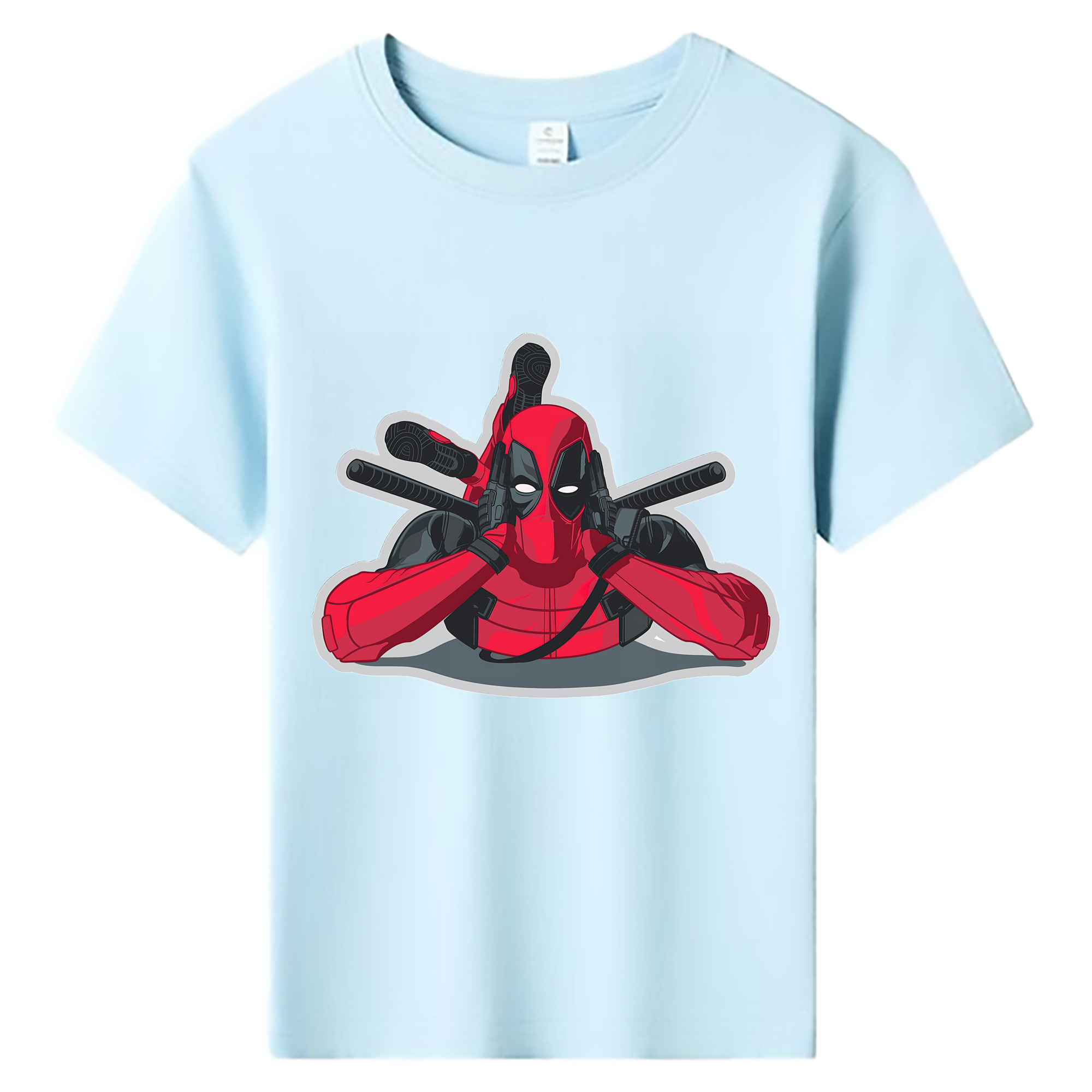 （画像用） Deadpool デッドプール 綿100％キッズTシャツ（フロントプリント）